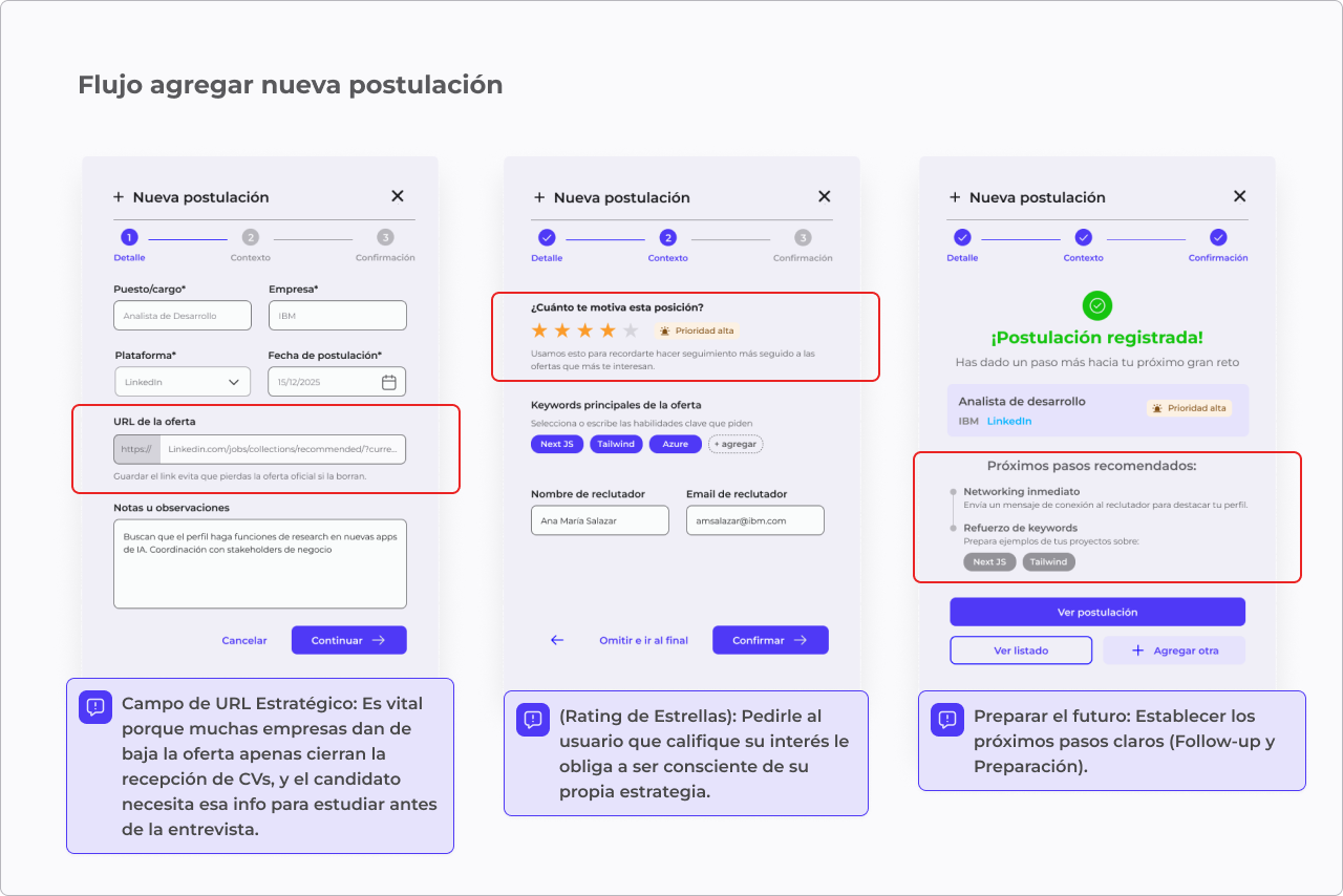 Agregar nueva postulación